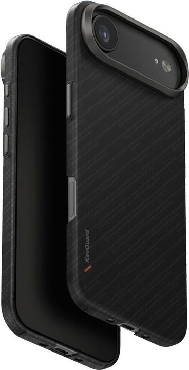 Actual product image Uniq Case Keva EDGE for iPhone Air Magclick Charging black (Apple iPhone Air)