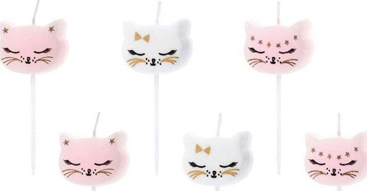 Actual product image Amscan 6 candles kittens (6 pcs.)