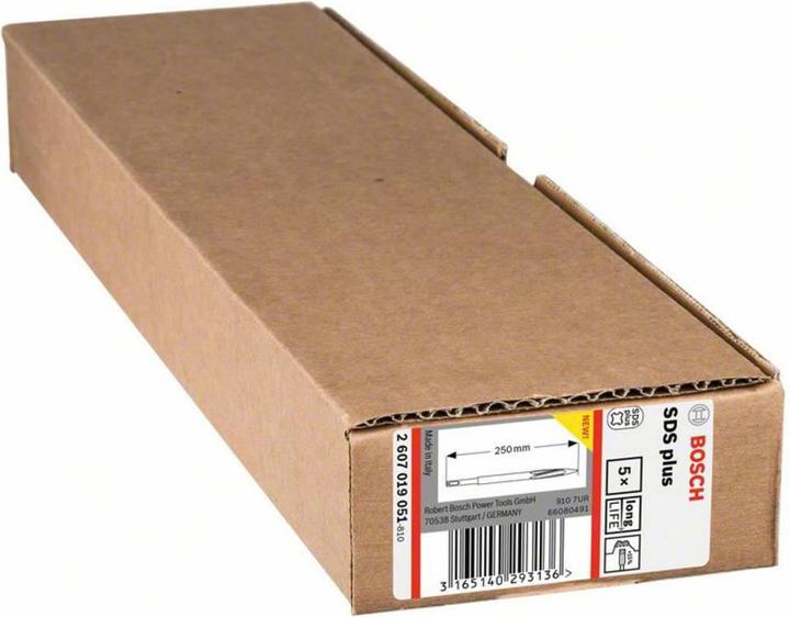 Immagine prodotto Bosch Professional Zubehör Set di scalpelli a punta PRO SDS plus-5C, 250 mm (250 mm)