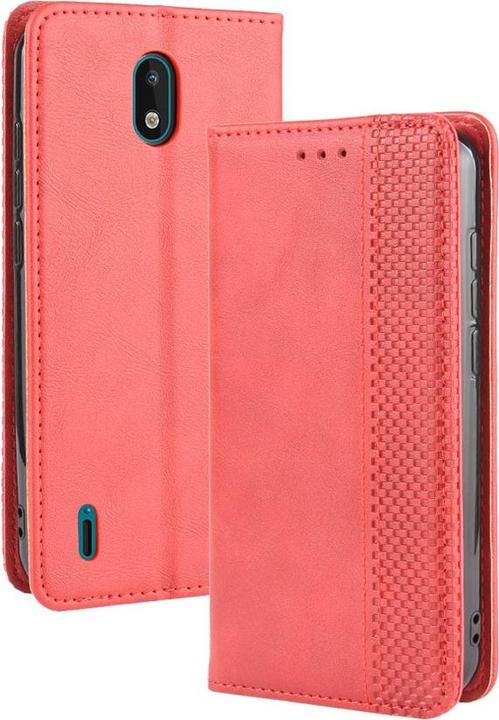 Actual product image Cover-Discount Nokia 1.3 - Stand Flip Case Cover red (Nokia 1.3)