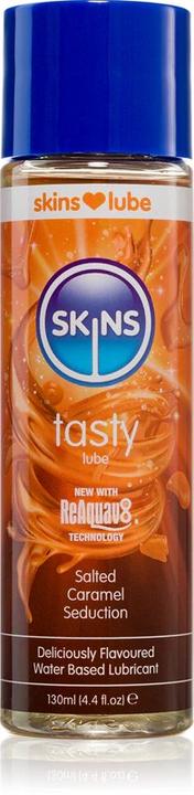 Actual product image Skins Tasty" Salted Caramel Seduction 130ml Natural Flavoured Lube (130 ml)