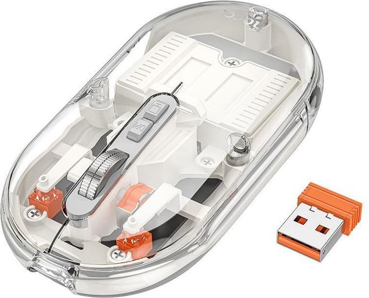 Produktbild Hoco Other computer wireless mouse dual-mode SILENT 2,4G 1600 dpi GM35 white