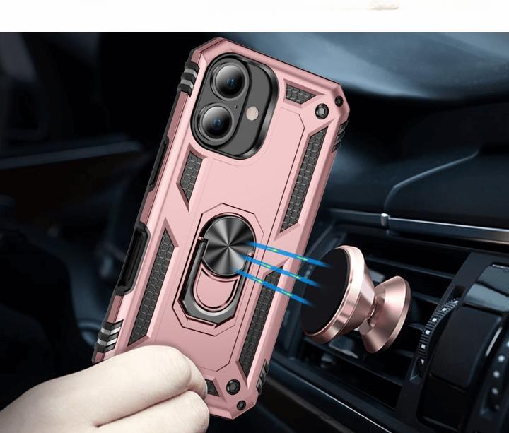 Actual product image Cover-Discount iPhone 16 - Robust back cover with kickstand (Apple iPhone 16)