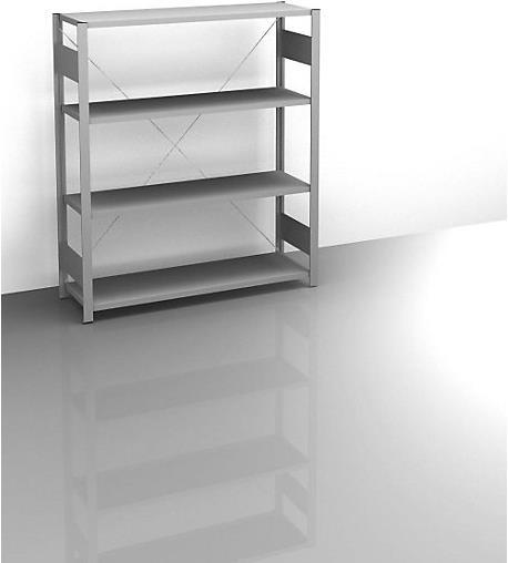 Actual product image kaiserkraft Sideboard boltless shelving unit, galvanised