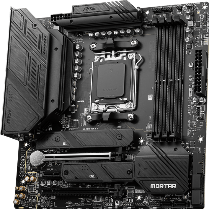 Actual product image MSI MAG B650M Mortar WIFI (AM5, AMD B650, mATX)