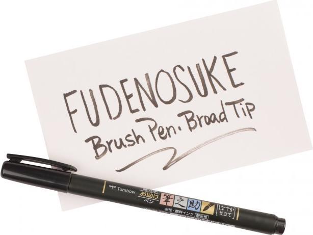 Produktbild Tombow Kalligraphie-Stift WS-BH / BS (Schwarz, 2 x)