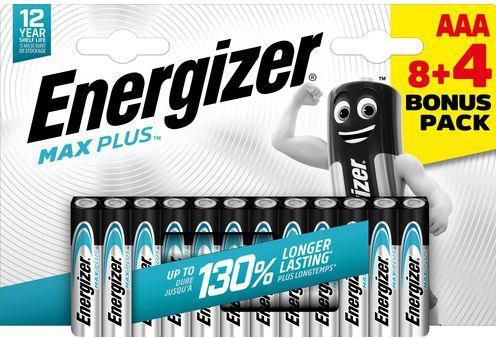 Actual product image Energizer Max Plus (12 pcs., AAA, 1200 mAh)