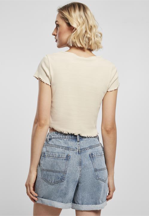 Immagine prodotto Urban Classics Maglietta da donna a costine con bottoni - 12114 (3XL)