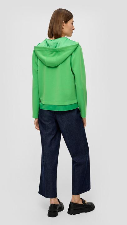 Produktbild s.Oliver Sweatshirt Scuba-Sweatshirt mit Kapuze (36)