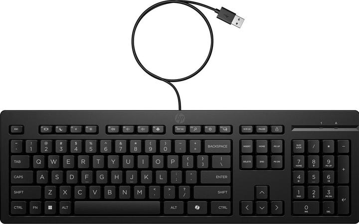 Actual product image HP 125 G2 USB WD KBD DE (Eng. Int., Cable)