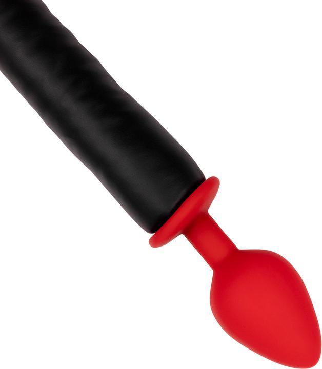 Produktbild Ouch! Silicone Anal Plug Devil's Tail - Black/Red