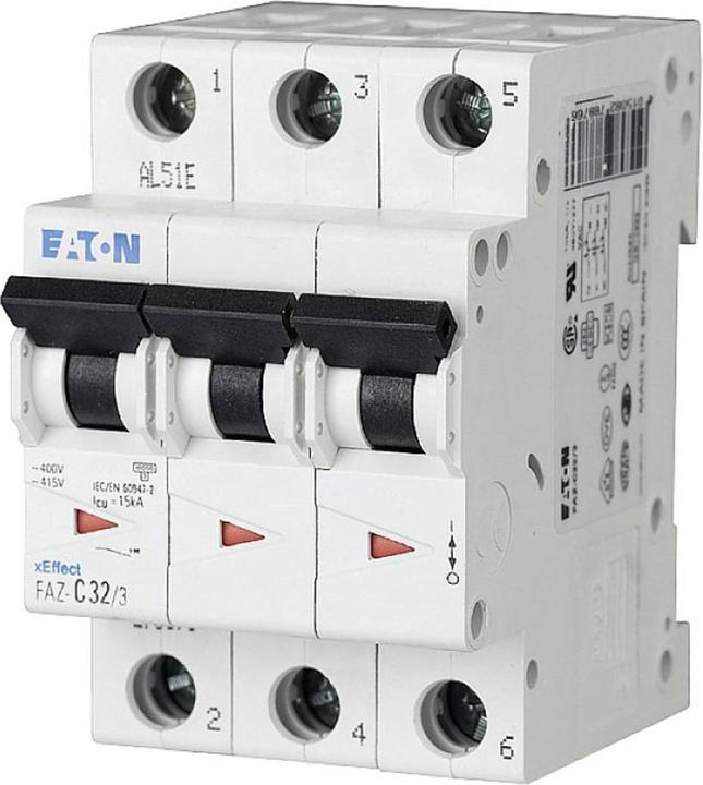Produktbild Eaton Circuit Breaker, C Curve, 40A, 3-Pole