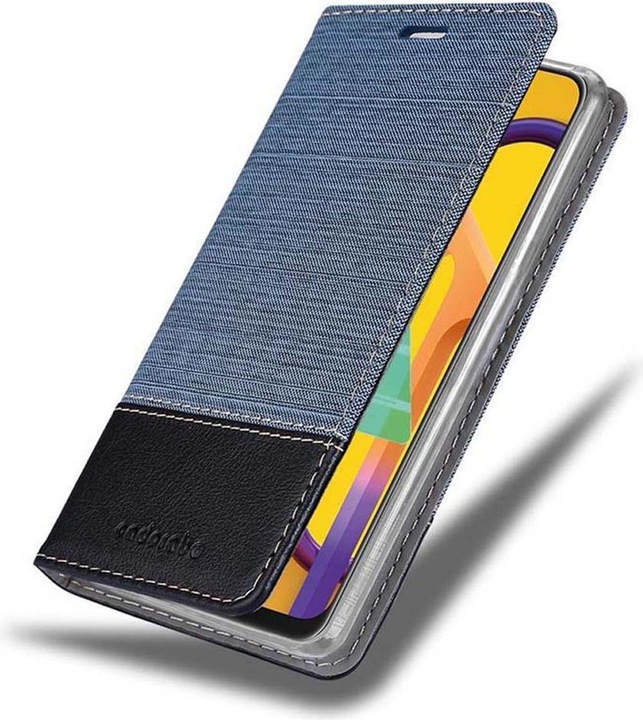 Produktbild Cadorabo Book Jeans Optik Cover (Samsung Galaxy M21)