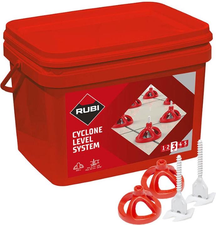 Actual product image Rubi tile levelling set 1.5mm 35964
