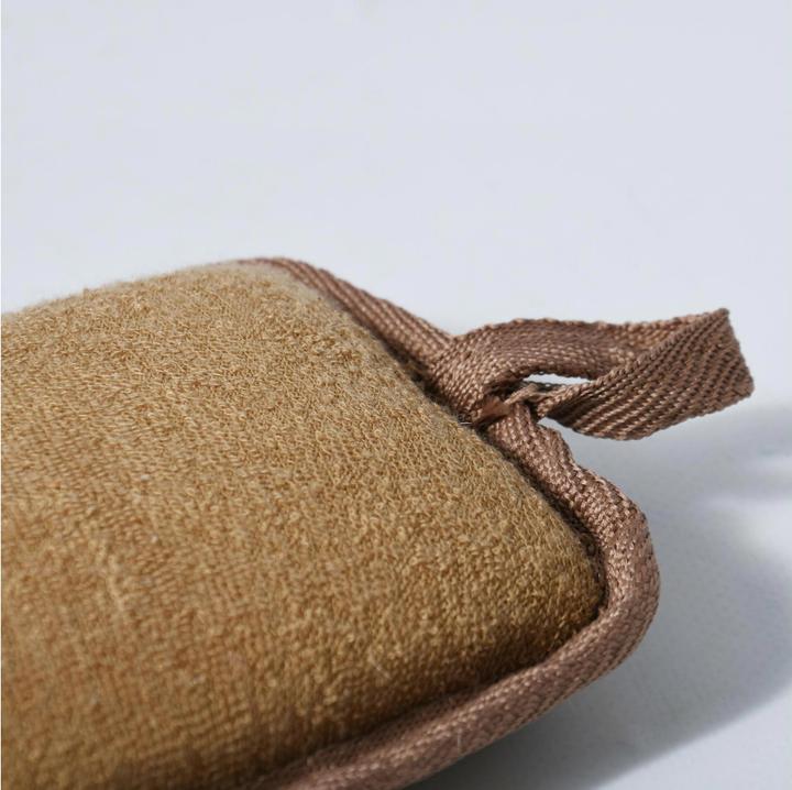 Immagine prodotto MSV Spugna da bagno in iuta 19 x 10 cm, marrone