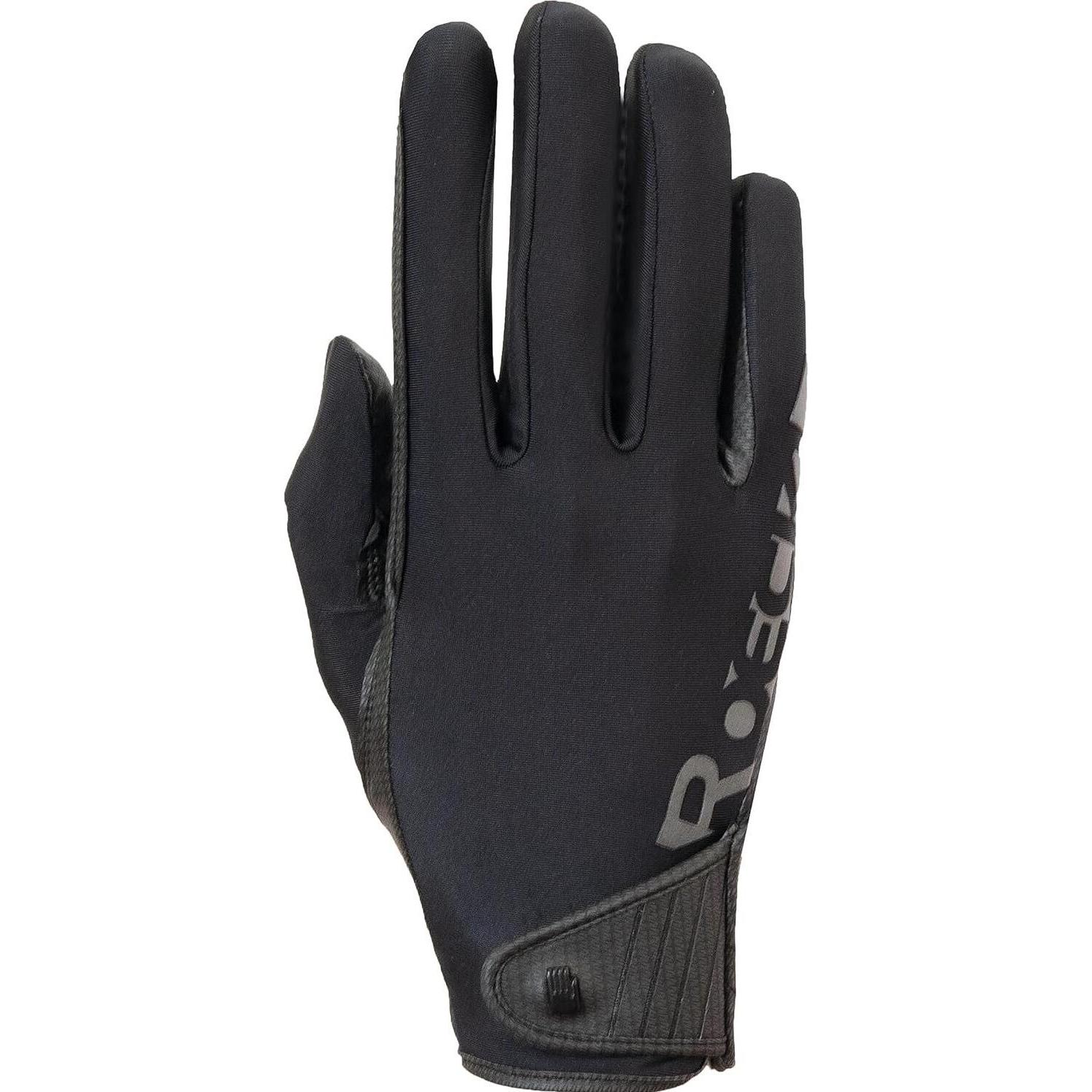 Roeckl, Herren, Handschuhe, Reithandschuh Muenster, Schwarz, (6)