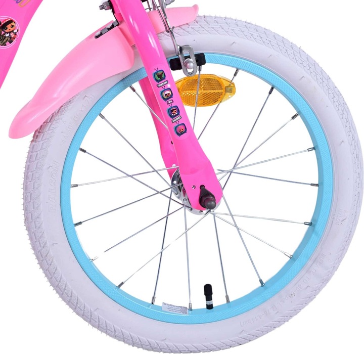 Actual product image L.O.L. Surprise! Surprise 16 inch children's bike pink - safety, comfort and fun all in one! (16")