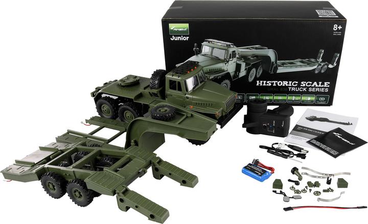 Productafbeelding Amewi 22671 Ural B36 1:16 elektrische RC modeltruck RtR incl. accu en oplaadkabel, Vo (RTR Gereed voor gebruik)