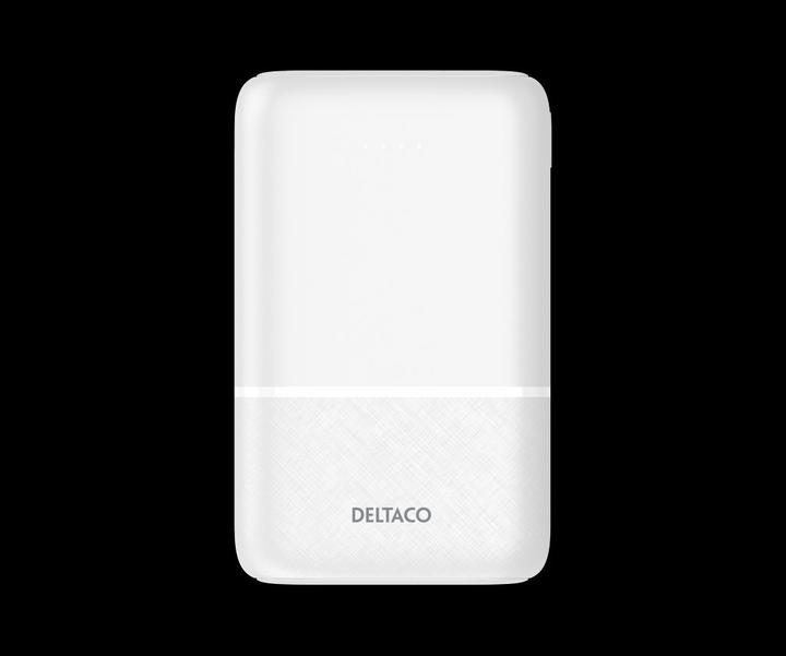 Produktbild Deltaco Powerbank 10,000 mAh, 2x USB-A, 1x USB-C (10000 mAh, 10.50 W)