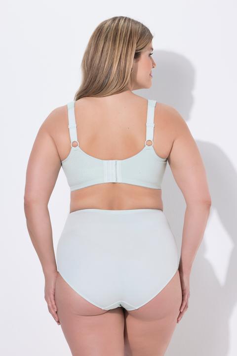 Actual product image Ulla Popken Jacquard Dot Wirefree Kelly Fit Support Bra (Single pack, 95 E)