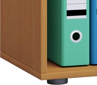 Actual product image VCM Wood office cabinet filing rack Lona 5 compartments (70 x 40 x 184 cm)