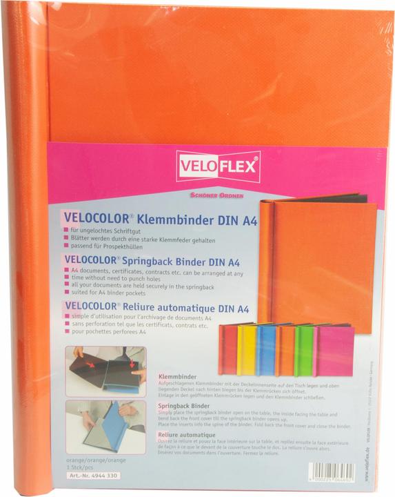 Actual product image Veloflex VELOCOLOR ring binder (A4, 1 x)
