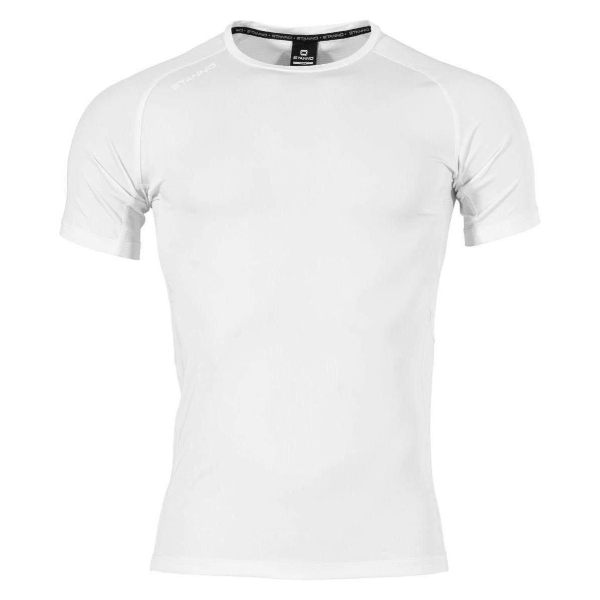 Stanno, Jungen, Funktionsshirt, Core Baselayer Shirt (152), Weiss, 152