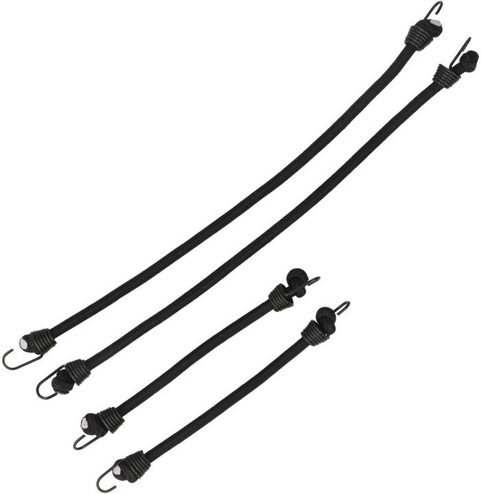 Robitronic sangles avec crochets noir élastique (2 paires)