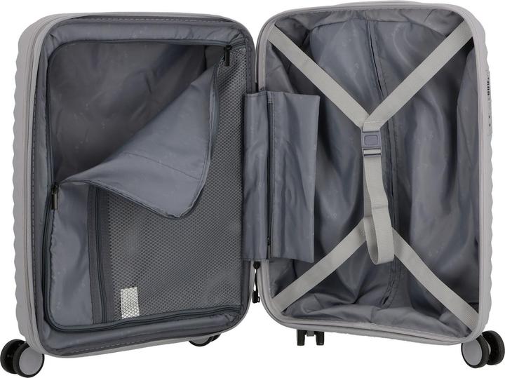 Immagine prodotto D&N Travel Line 4500 Carrello cabina a 4 ruote S 55 cm con ripiegamento elastico (38 l, Bagaglio a mano (fino a 50 litri))
