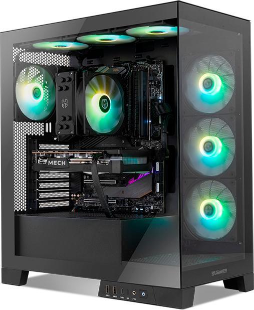 Actual product image Nox Hummer Glock Black (ITX, ATX, mATX)