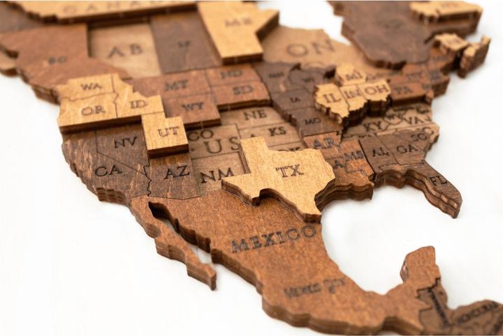 Immagine prodotto Eco Wood Art Mappa del mondo MChoco World (126 pezzi)