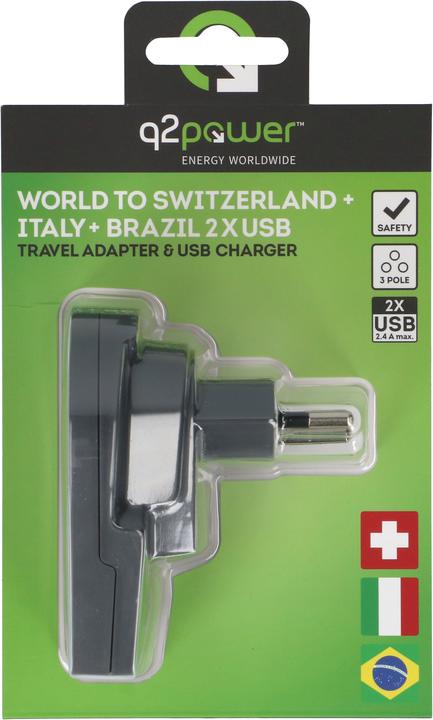 Immagine prodotto Q2 Power Q2Power Reiseadapter Welt