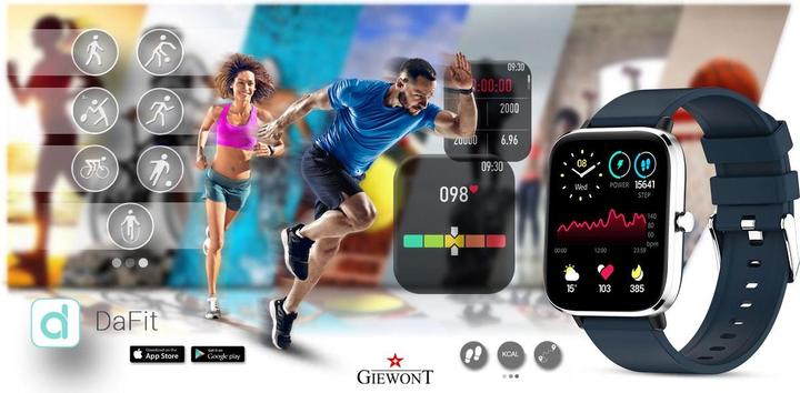 Produktbild Giewont Smartwatch GW230-4 Silber-Blau