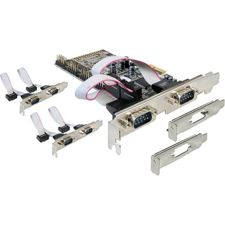 Delock 89347 PCI Express Karte 6 x Seriell, Kontrollerkarte