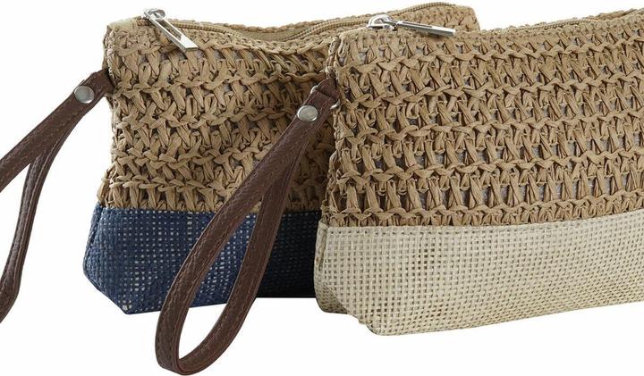 Produktbild DKD Home Decor Kulturbeutel Faser Gelb Blau Weiss Rot Beige 20 x 5 x 15 cm (4 Stücke)