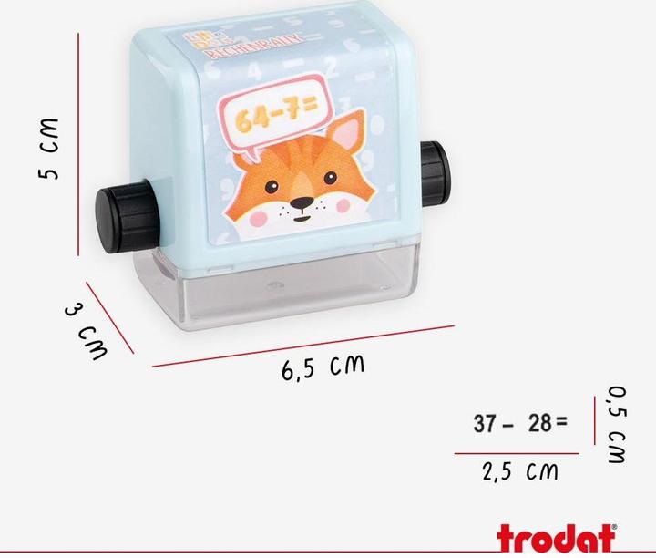 Immagine prodotto Trodat Calcolatrice dei numeri più e meno di seconda elementare