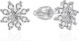 Image du produit Agato - Sparkling silver earrings with zircons AGT-E071SW