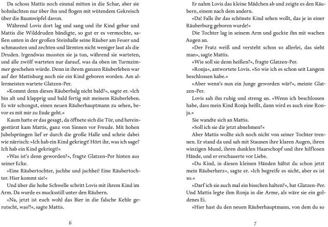 Actual product image Ronja, Räubertochter (German, Astrid Lindgren, 1982)