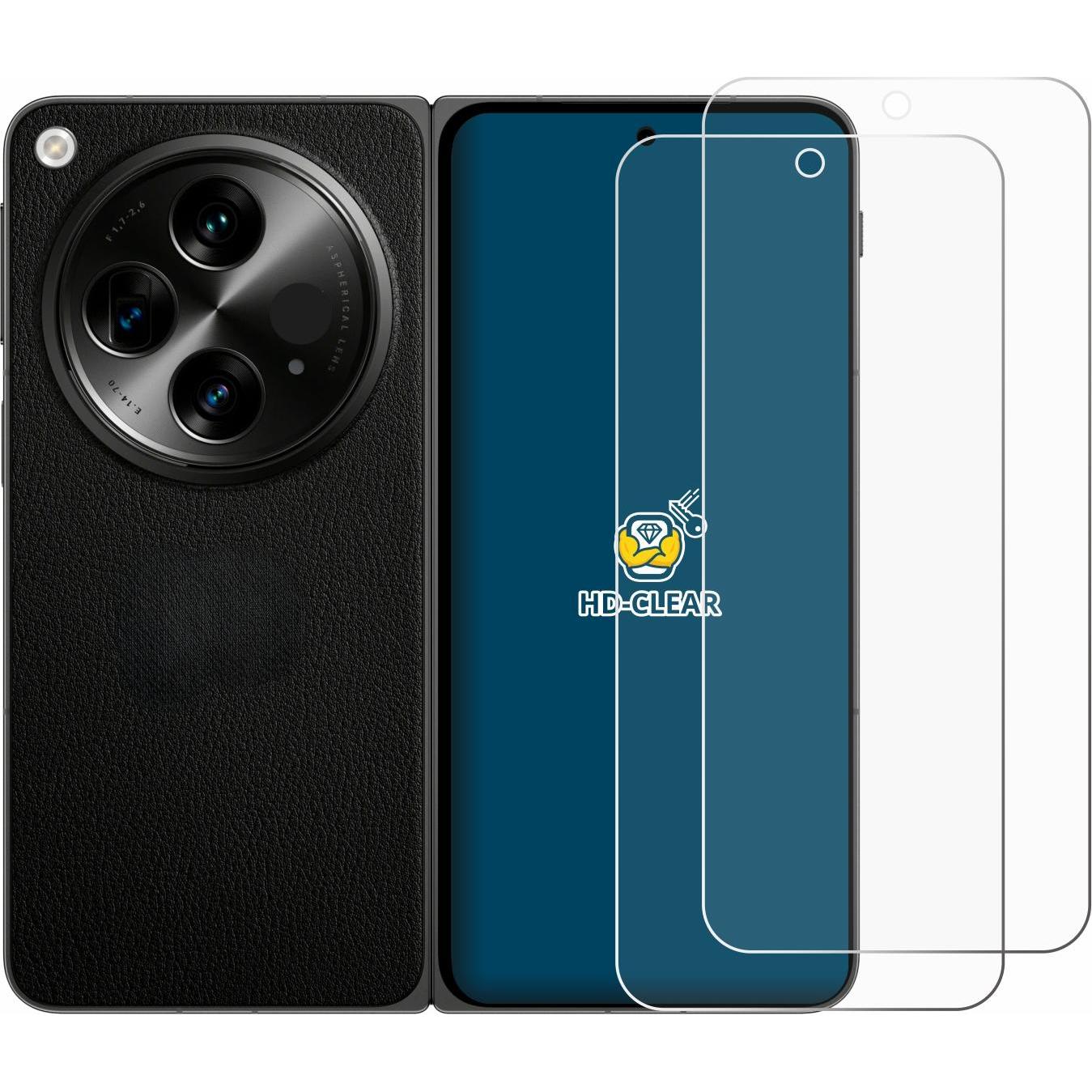 Thumbnail - BROTECT Schutzfolie Displayschutz Klar (2 Stück, OnePlus Open), Smartphone Schutzfolie, Transparent