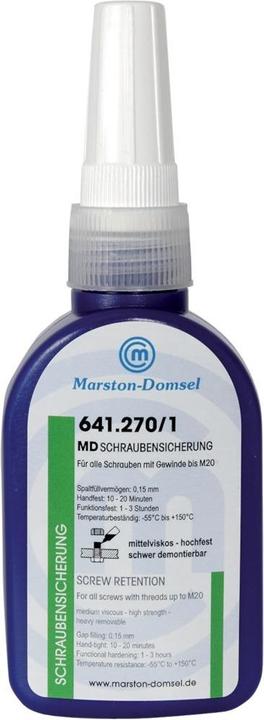 Produktbild Magni Marston Domsel MD Schraubensicherung 641.270/1 Flasche 50g (50 g)