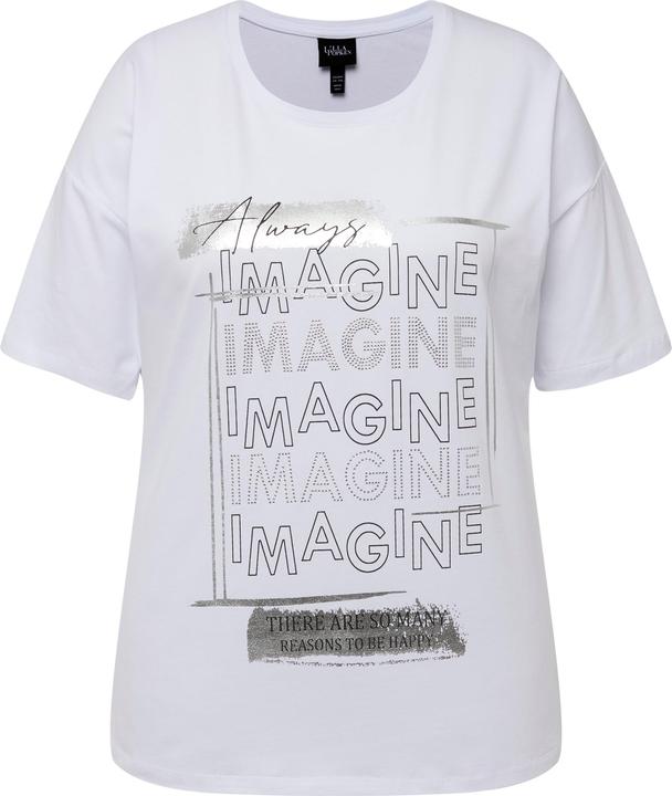 Actual product image Ulla Popken IMAGINE Short Sleeve Graphic Tee (50, 52)