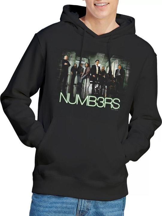 Immagine prodotto Numb3rs Felpa con Cappuccio Cast Uomo (M)