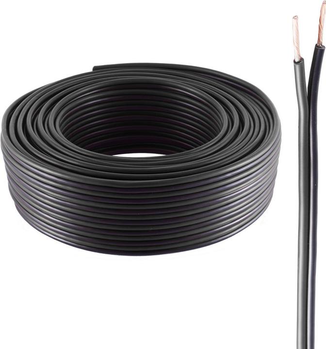Actual product image Shiverpeaks BASIC-S--Loudspeaker cable 2.5mm² 50x0.25 CCA black 100m (100 m, 2.50 mm²)