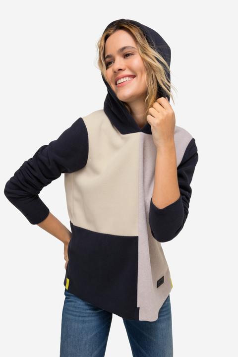 Produktbild Laurasøn Hoodie, Fleece, Colorblocking, Kapuze, Langarm, OEKO-TEX (XL)