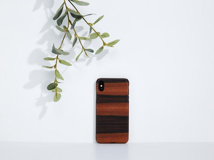 Produktbild Man&Wood SmartPhone case iPhone XS Max ebony black (Apple iPhone XS Max)