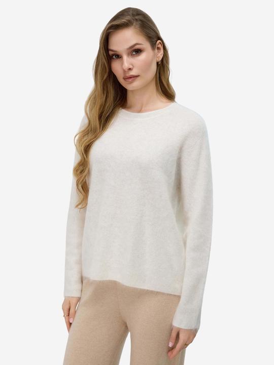 Produktbild Bellemere Pullover Brushed Silk Cashmere Crew-Neck Sweater (One Size)
