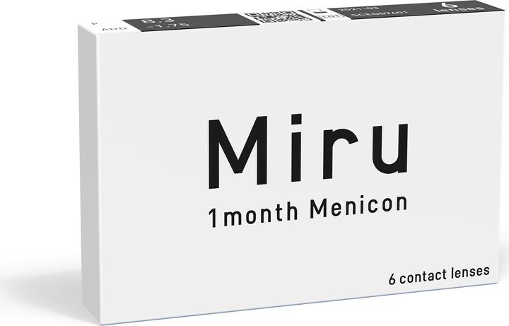 Actual product image Discountlens Miru 1Month Menicon - 6 (+2.75, Monthly lens, 6 Piece)