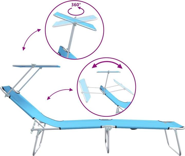 Immagine prodotto vidaXL Sonnenliege (58 cm)