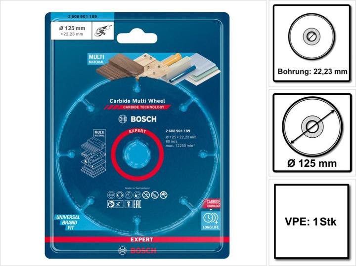 Immagine prodotto Bosch Professional Zubehör Multimola in carburo Expert