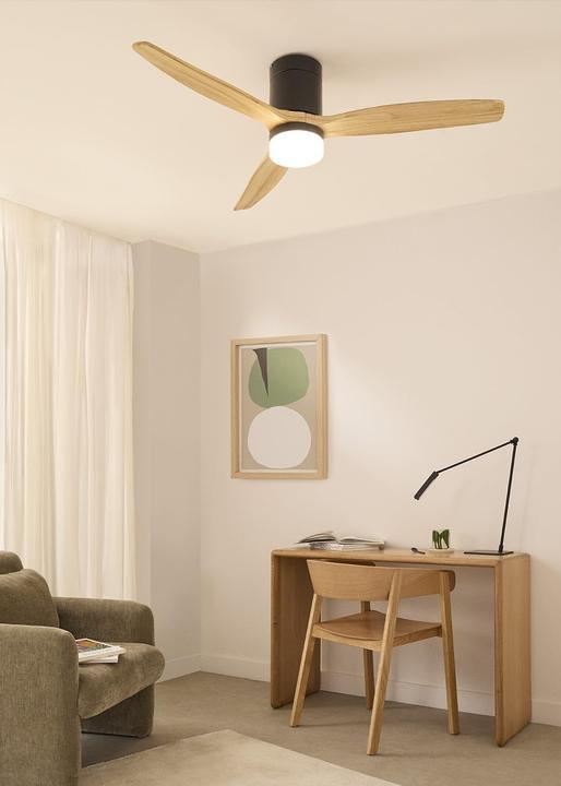 Actual product image Create Deckenventilator mit Licht & Fernbedienung 132 cm (50 dB)